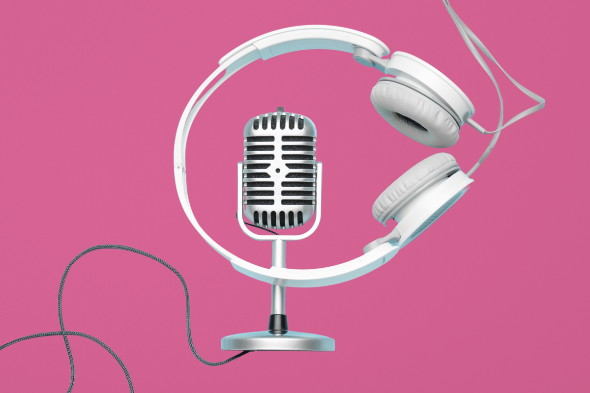 Microfoon en koptelefoon