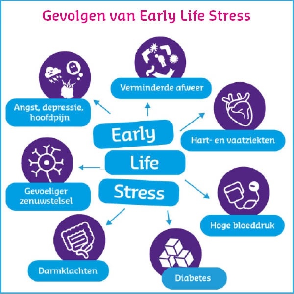 Infographic van Early Life Stress