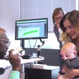 Baby in spreekkamer