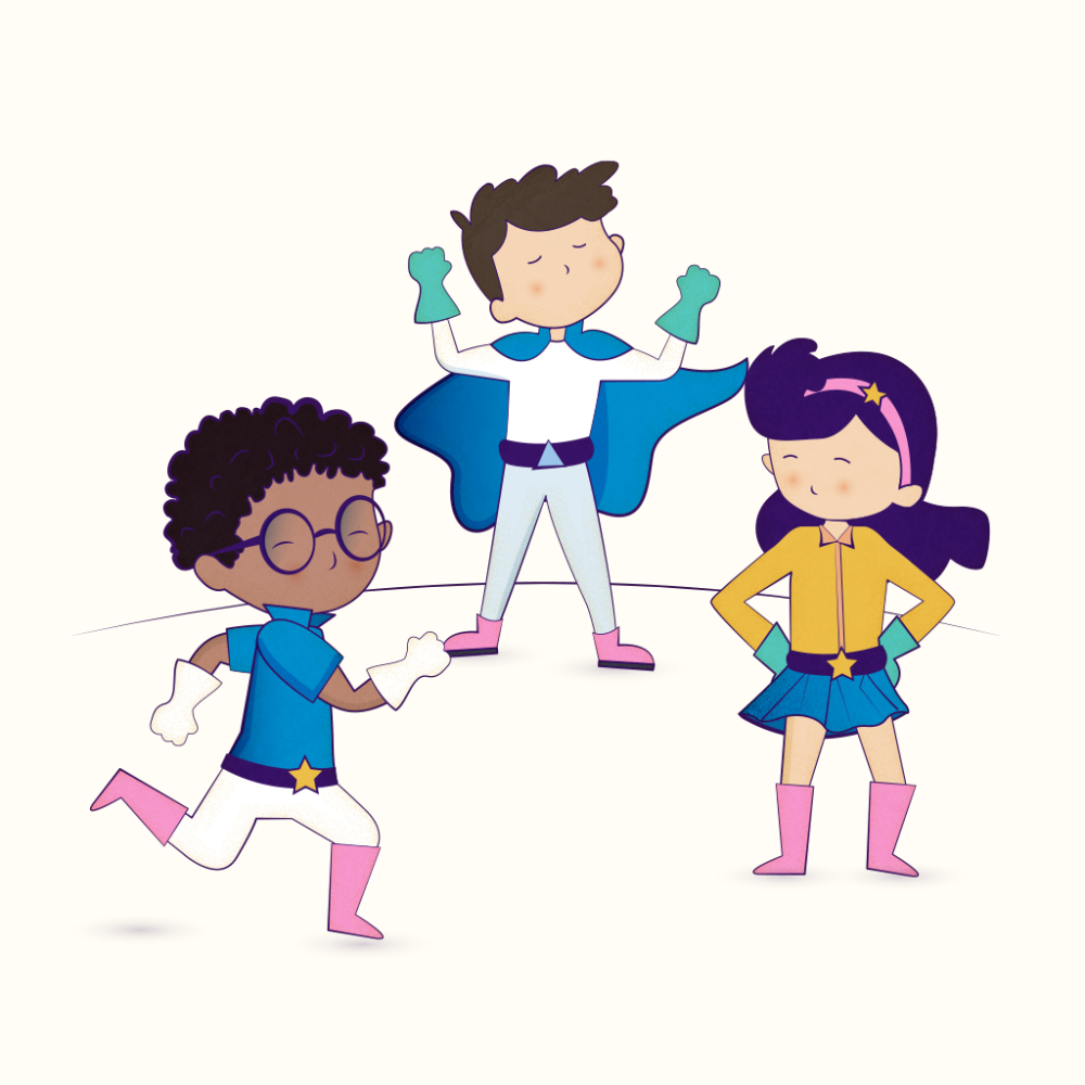 Illustratie van vrienden