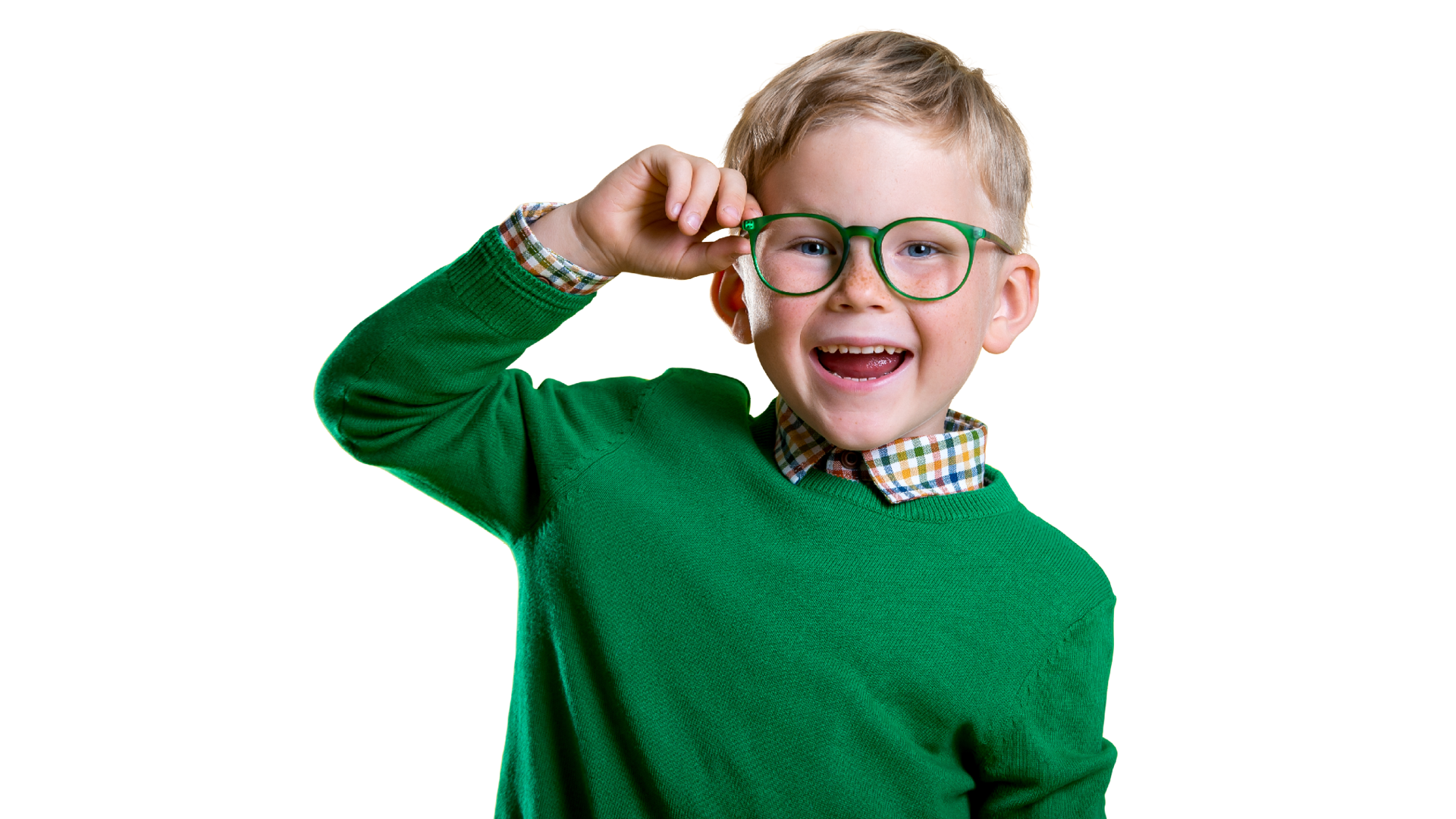 Jongen met bril