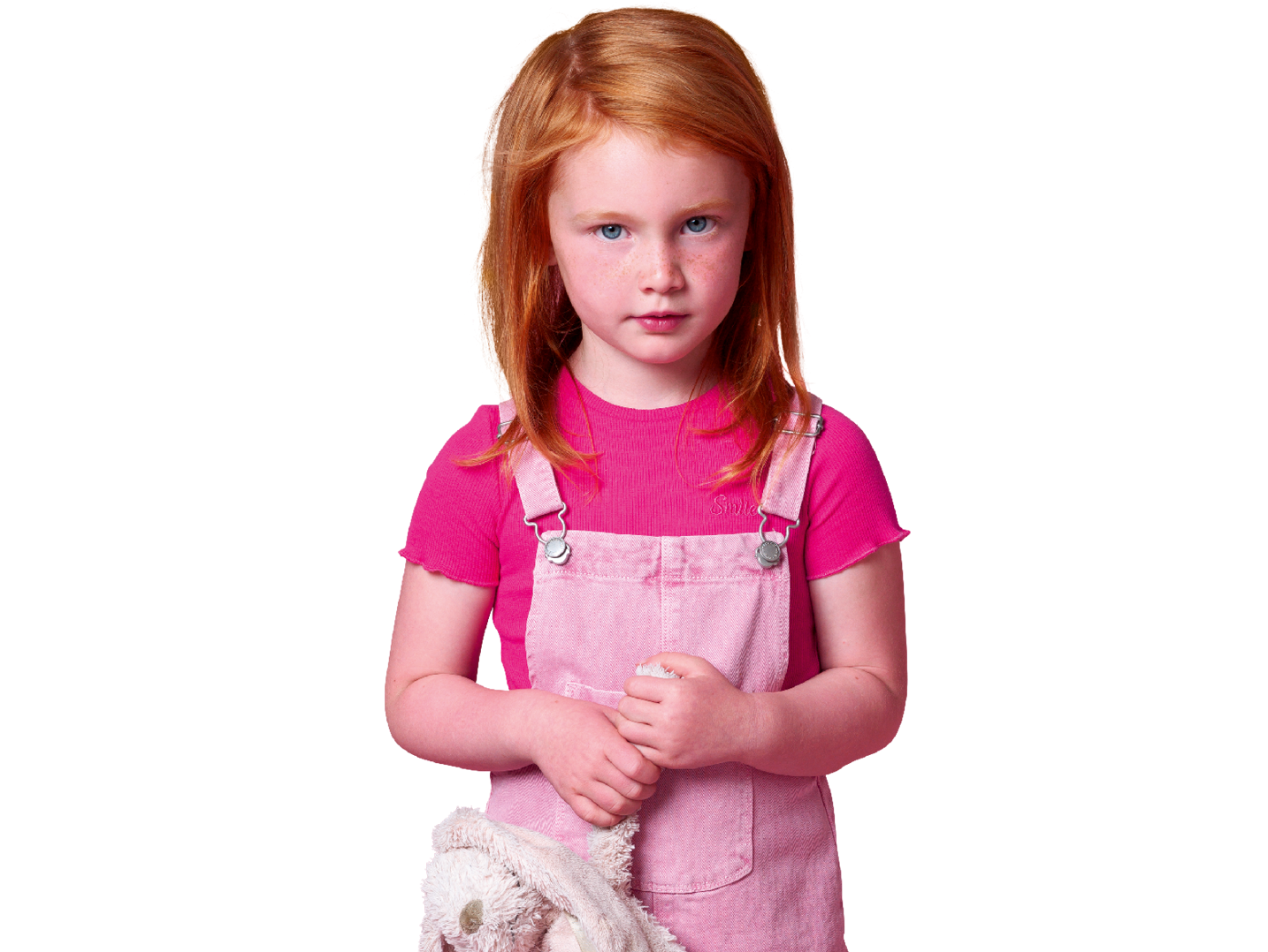 Meisje met knuffel