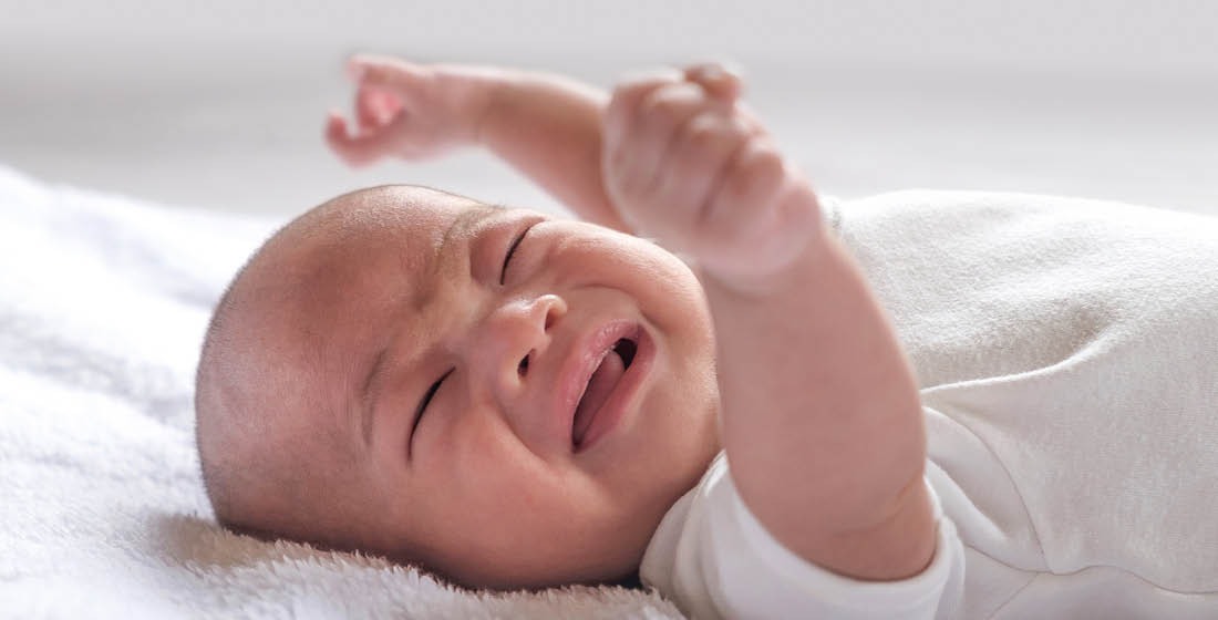 Huilende baby