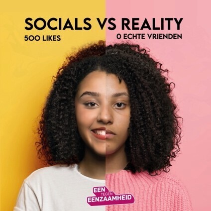 Campagnebeeld van Een Tegen Eenzaamheid