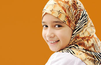 Meisje met hoofddoek