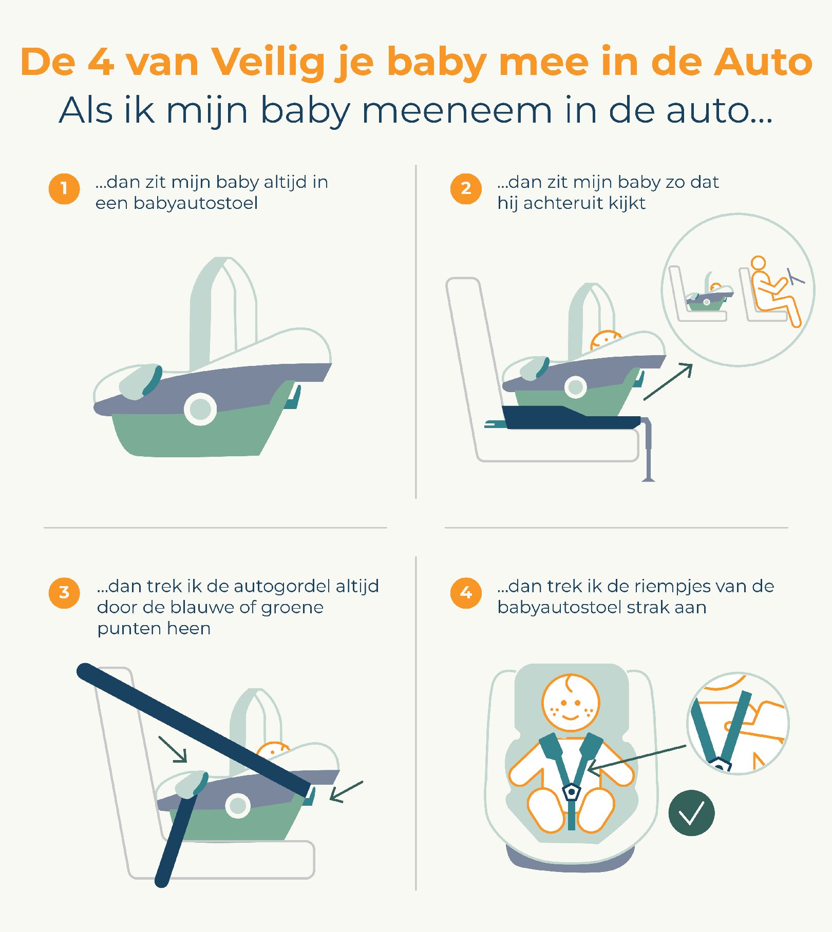 De 4 van Veilig je baby mee in de Auto 2023