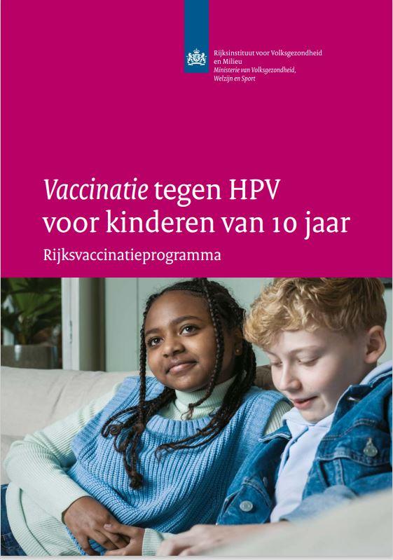 Thumb RIIVM folder HPV vaccinatie voor kinderen van 10 jaar